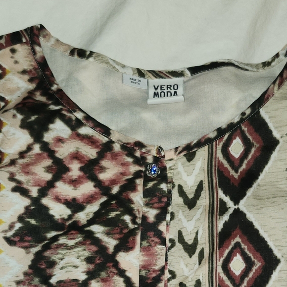 Vera Moda tunic dress with tie waist size Large - Picture 5 of 11